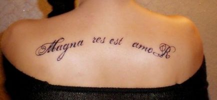 Татуировка Латинска афоризми и цитати за любовта, онлайн списание за татуировки