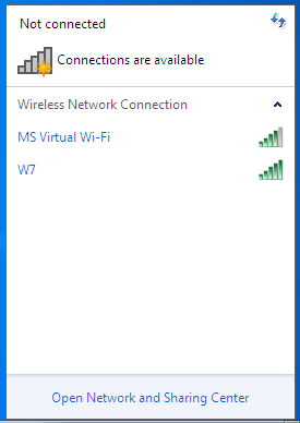Технологията на виртуална Wi-Fi интернет в Windows 7 (Netsh WLAN hostednetwork) Технологията на виртуална Wi-Fi интернет в Windows 7