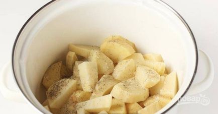Запържете кисело зеле с картофи - стъпка по стъпка рецепта със снимки на