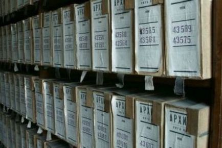 Счетоводни документи в организацията на архив