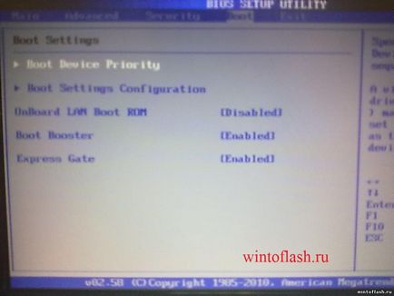 Инсталиране на Windows със светкавица и настройка на BIOS (твърди дискове) Инсталиране на Windows със светкавица и настройка на BIOS