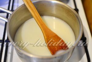 Варени захар в млякото, рецептата със снимка