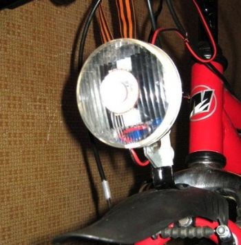 Велосипеди лампа с ръцете си - портал Radiostroi