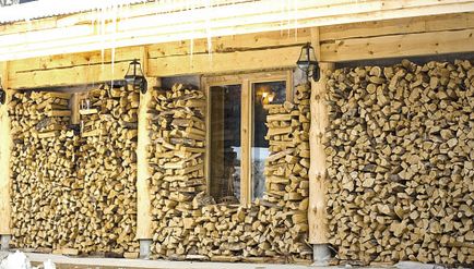 Дърва за огрев и дървен материал за съхранение - как да се