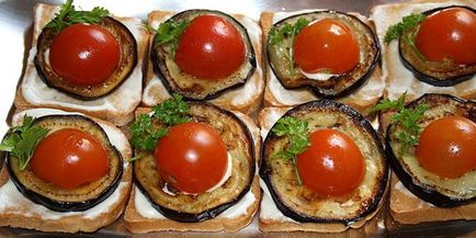 Патладжан печен в пещ с домати и сирене рецепти фен, лодка и ролки със снимки и