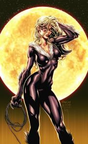 Черна котка (черна котка) - Marvel герои (Marvel) и DC Comics