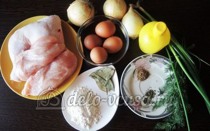 Chikhirtma стъпка по стъпка рецепта (14 снимки)