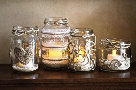 Декорите и дизайна на свещите с ръцете си