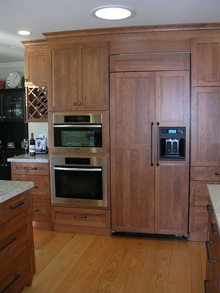 Фото идеи как да се скрие в хладилника в кухнята