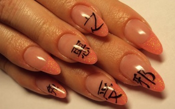 Йероглифи върху ноктите значението на символите, как да се изготвят като у дома си