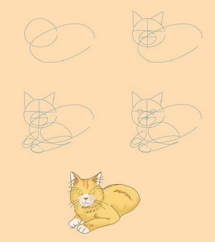 Как да се направи котка на етапи