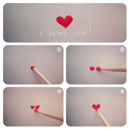 Как да нарисувате сърце върху ноктите