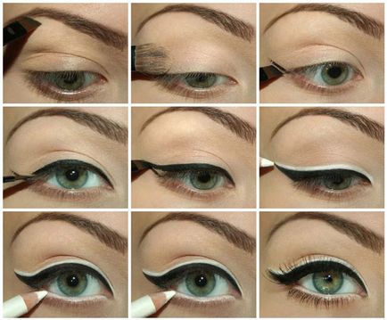 Как да се направи стрелките за очите - инструкции за начинаещи
