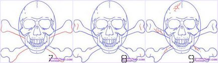 Как да се направи череп татуировка етапи молив