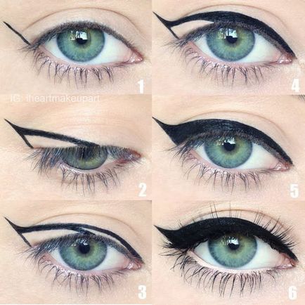 Как да се направи стрелки на очите