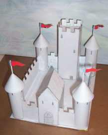 Как да си направим замък, дворец от хартия
