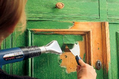 Как да премахнете боята от вратите на различни начини за премахване на капака