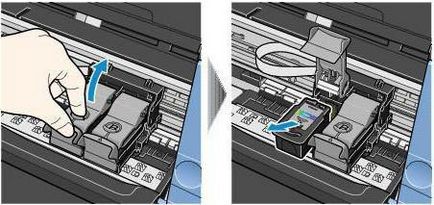 Както етапа на промяна патрон принтер по стъпка