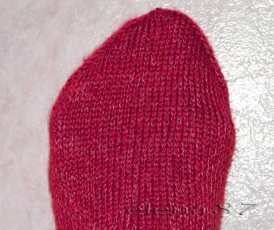 Как да плета петата на чорапа игли чорапи 5 спици
