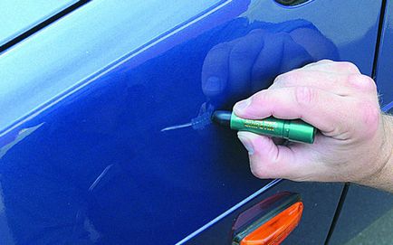Как да се запечата чиповете (драскотини) на автомобили, съвети и описание на процеса