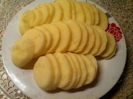 Шаран печен в рецепта фолио със снимка на картофи