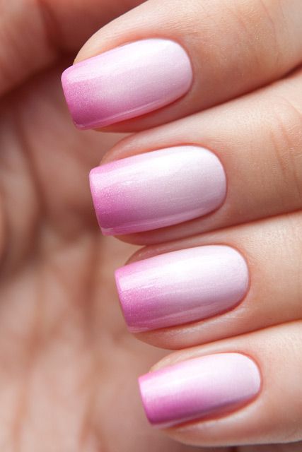 Модни Nails ефект Ombre - 50 видео снимки - стилни нокти