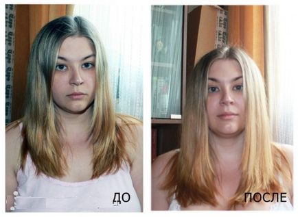 Осветлението косата кефир отзиви, снимки преди и след