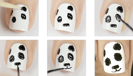Panda на ноктите