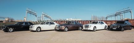 Наем на Rolls-Royce Phantom, да наемете Ролс Ройс с шофьор в Москва за сватба