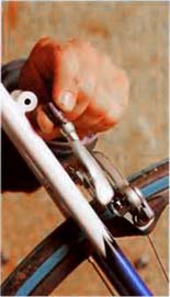 Регулиране със снимки велосипедни спирачки