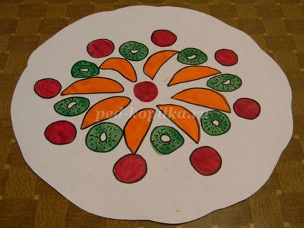 Рисуване плодове със стъпка по стъпка снимки за деца началното училище