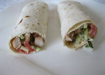 Shawarma у дома - стъпка по стъпка рецепта със снимки и видео