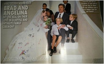Сватба на Анджелина Джоли и Бреда Питта нови изображения и детайли