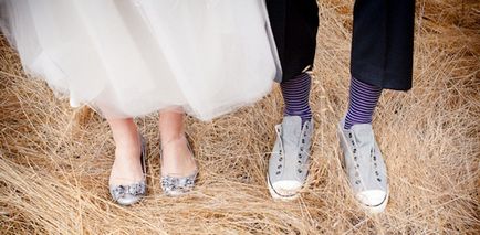 Сватбени обувки без токчета 2017 - кой модел да изберат, фото