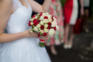 Сватба булчински букет от рози, рози снимки, със собствените си ръце