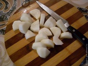 Задушени картофи с патица