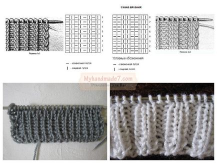 Плетене на венците диаграми и снимки