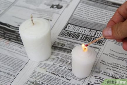 Как да украсят една свещ