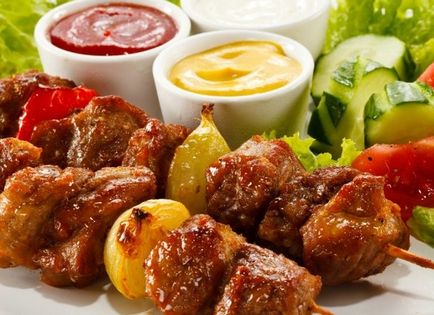 Както е оцетът мариновани шишчета Както е оцетът мариновани шишчета