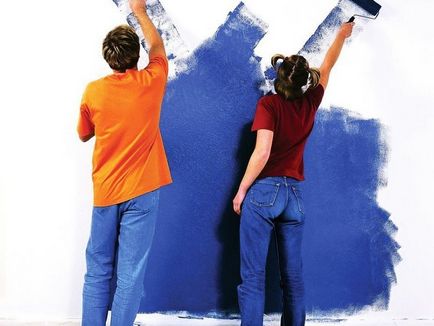Как да боядисате стените в апартамента