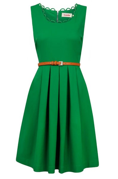Какво да облека зелена рокля