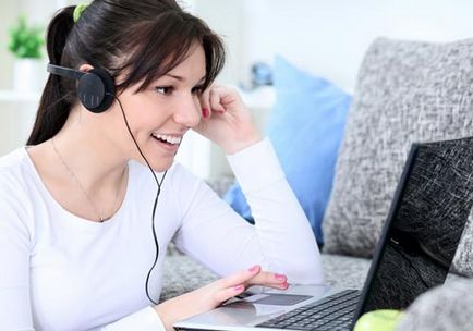 Като момиче на Skype Като момиче на Skype