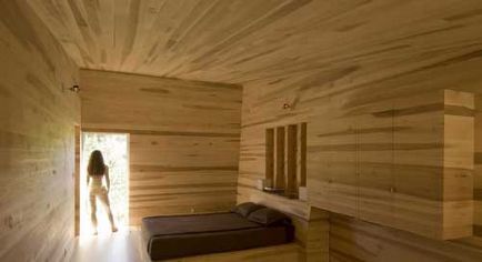 Как да украсят стените на дървена къща