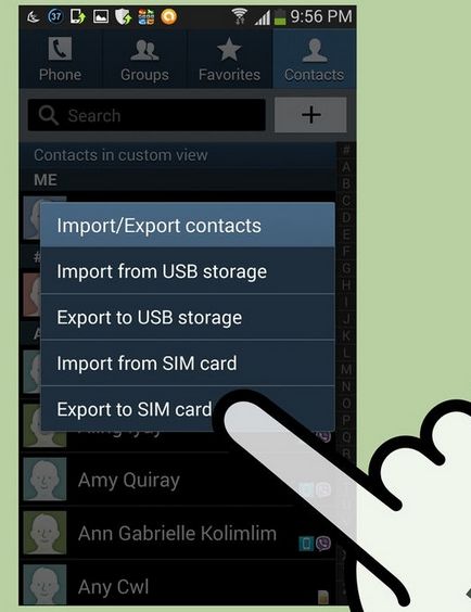 Как да прехвърля контакти Как да прехвърля контакти