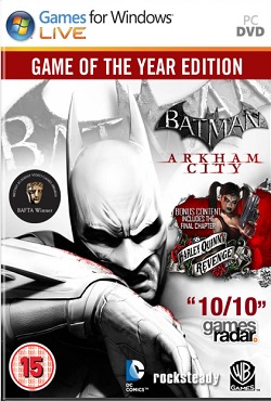 Батман Arkham град като съвкупност Батман Arkham град като съвкупност
