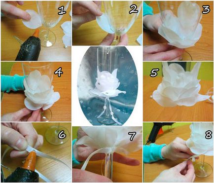 Майсторски клас как да се украсяват чашите