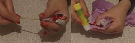 Кошници от бонбони с ръце