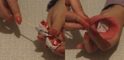 Кошници от бонбони с ръце