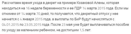 Как мога да разбера, когато бях в отпуск по майчинство