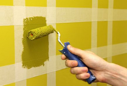 Боядисайте стените в два цвята